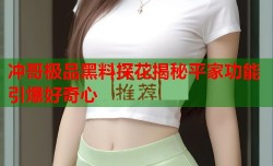 冲哥极品黑料探花揭秘平家功能引爆好奇心