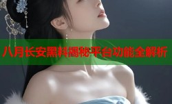八月长安黑料揭秘平台功能全解析